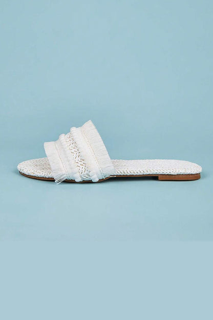 Zapatillas con Flecos