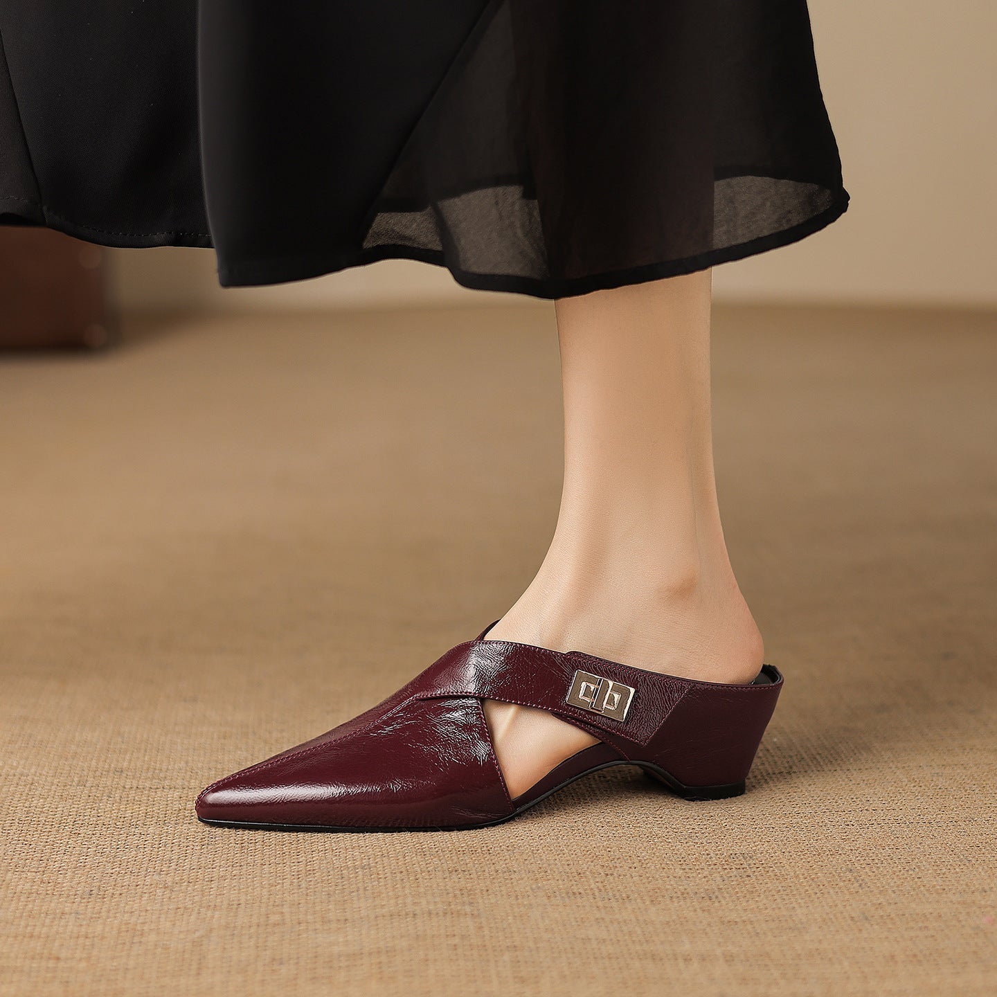 EYLA | Mules de Cuero Genuino