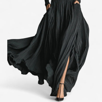 Rachel | Maxi Vestido de Cintura Alta