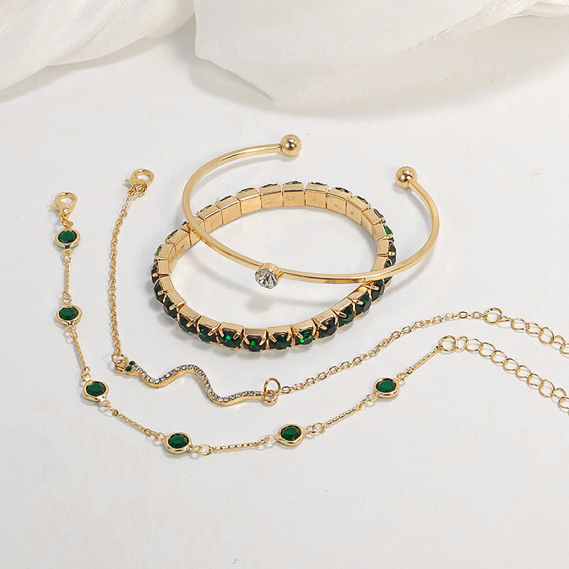 SORINA | Conjunto de Pulseras Oro