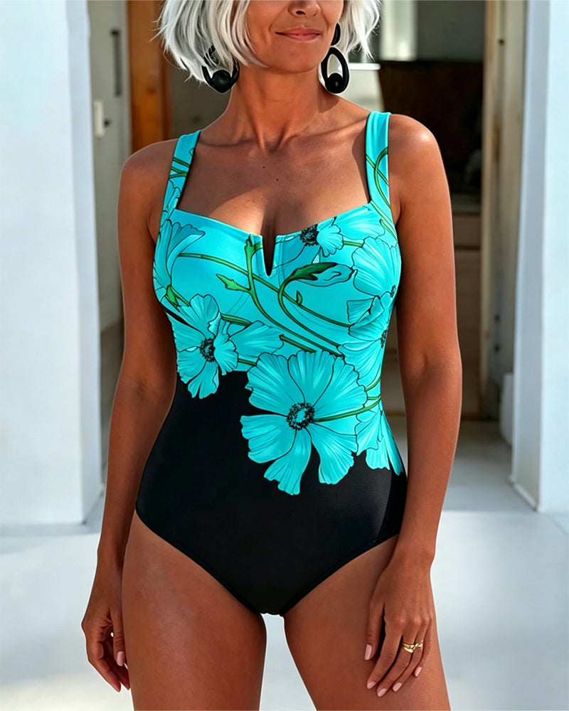 MANUELA ™ | Bañador de una pieza Cuello Cuadrado