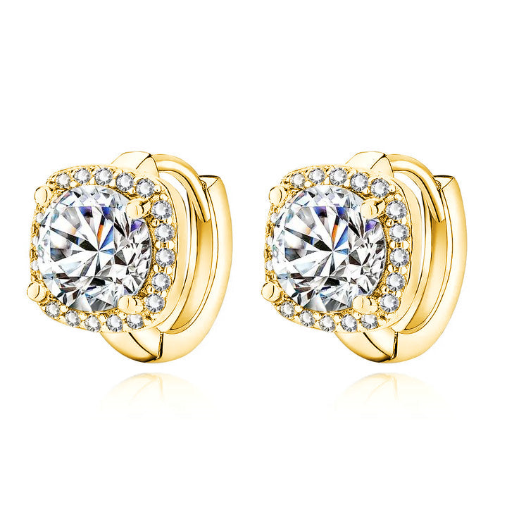 NADINE | Pendientes Cuadrados Oro