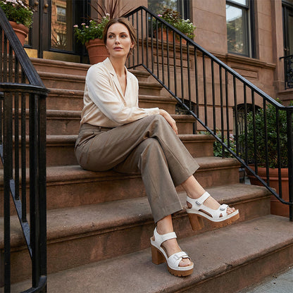 LAUREN | Sandalias de Plataforma de Una Correa para Mujer de Verano ☀️