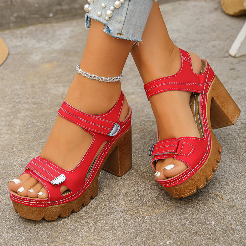 LAUREN | Sandalias de Plataforma de Una Correa para Mujer de Verano ☀️